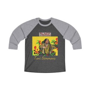 Toni Simmons Unisex Tri-Blend 3/4 Raglan Tee