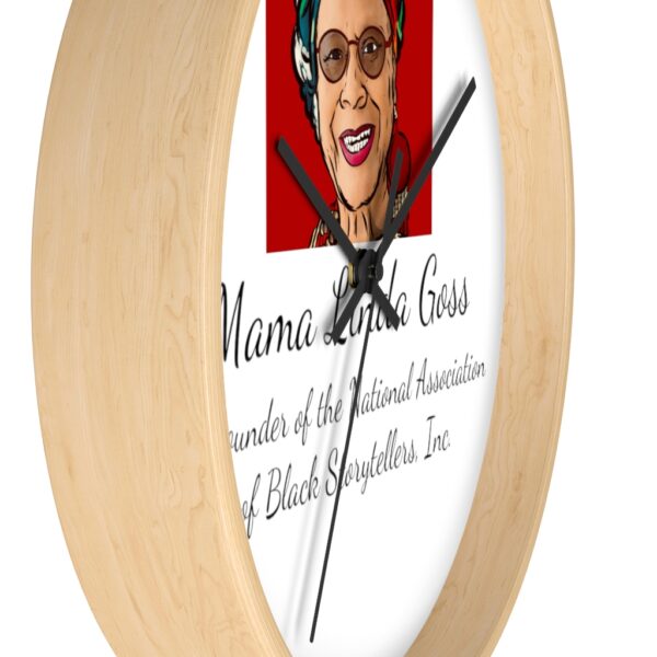 Mama Linda Goss Wall Clock with Artwork - Image 3