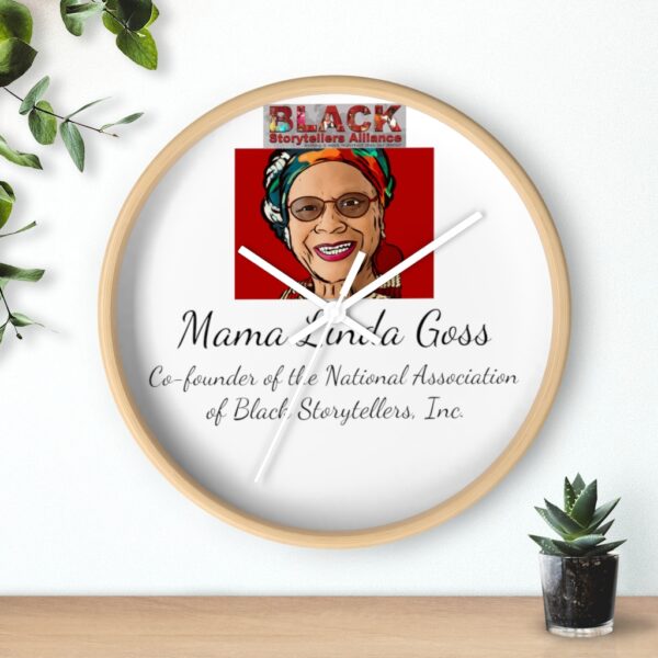 Mama Linda Goss Wall Clock with Artwork - Image 6