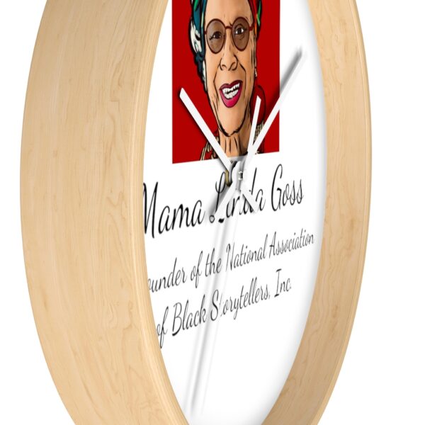 Mama Linda Goss Wall Clock with Artwork - Image 5