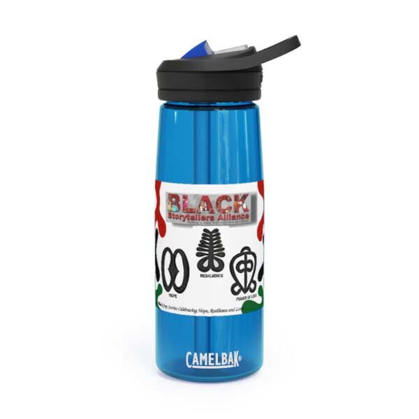 Black Storytellers Alliance Fall 2021 Festival Artwork with Logo and Adinkra Symbols CamelBak Eddy®  Water Bottle, 20oz / 25oz - Image 7