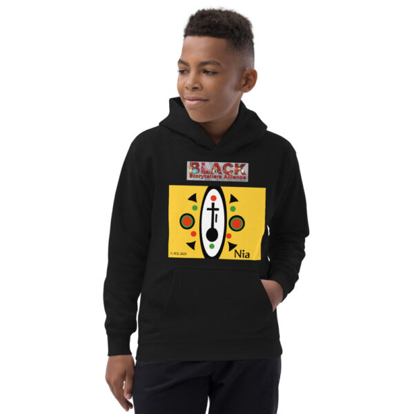 Kwanzaa Edition With Nia Symbol Kids Hoodie