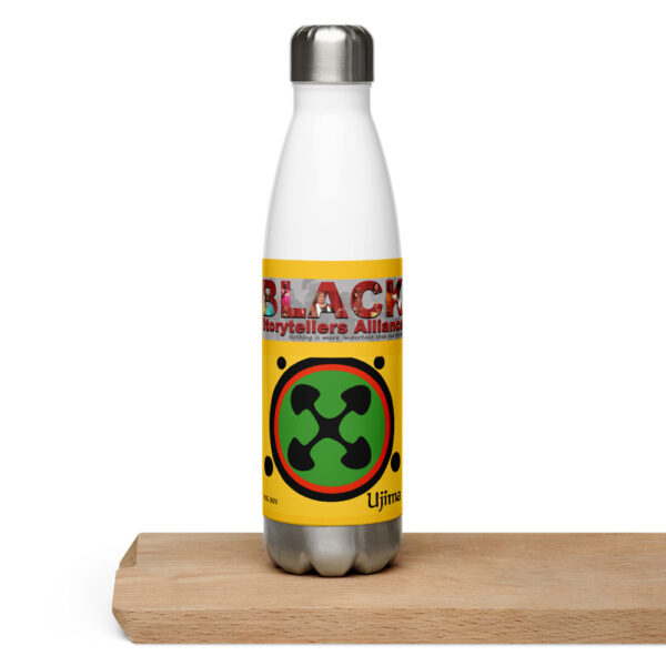 Go to Kwanzaa Edition With Ujima Symbol Stainless Steel Water Bottle