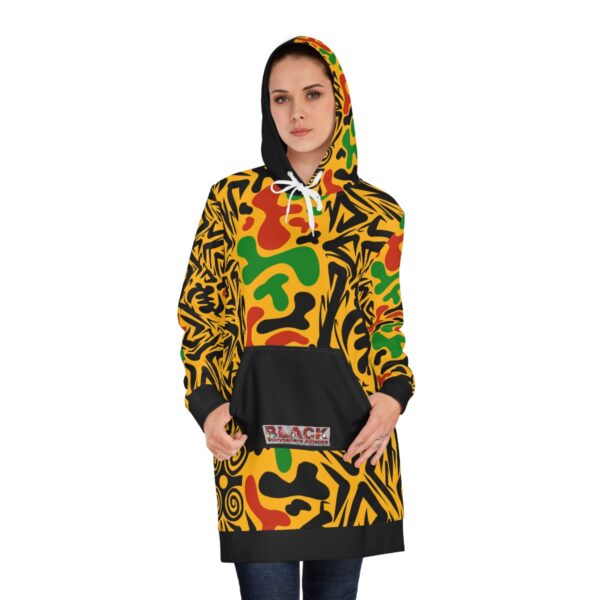 Women's Hoodie Dress (AOP) - BSA Pattern 1 - Image 3