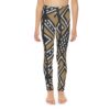 Youth Full-Length Leggings - Mudcloth Design